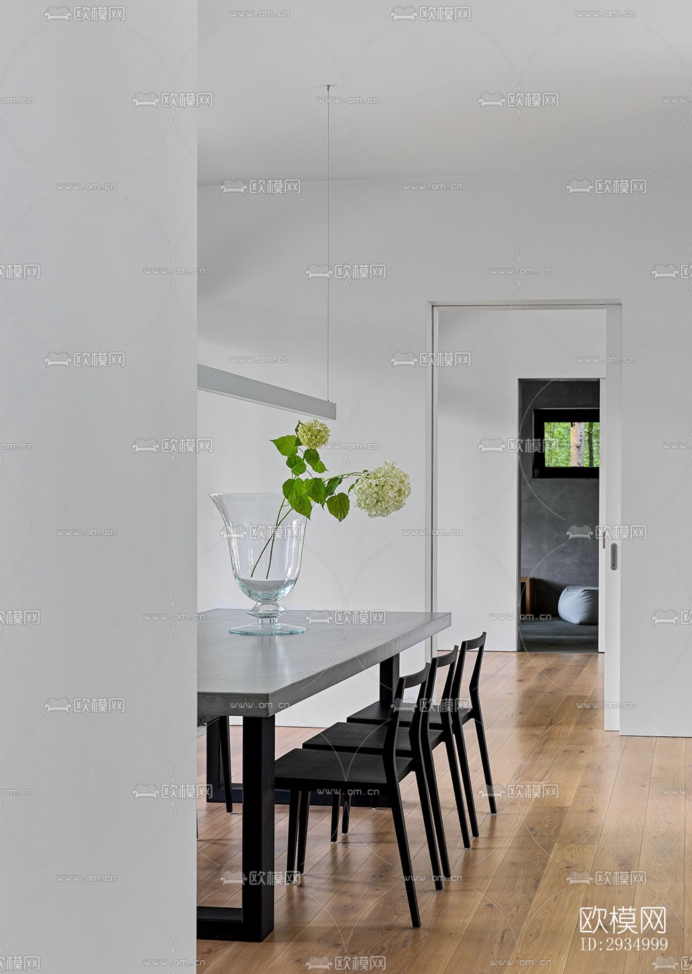 现代平层效果图下载（渲染图7）