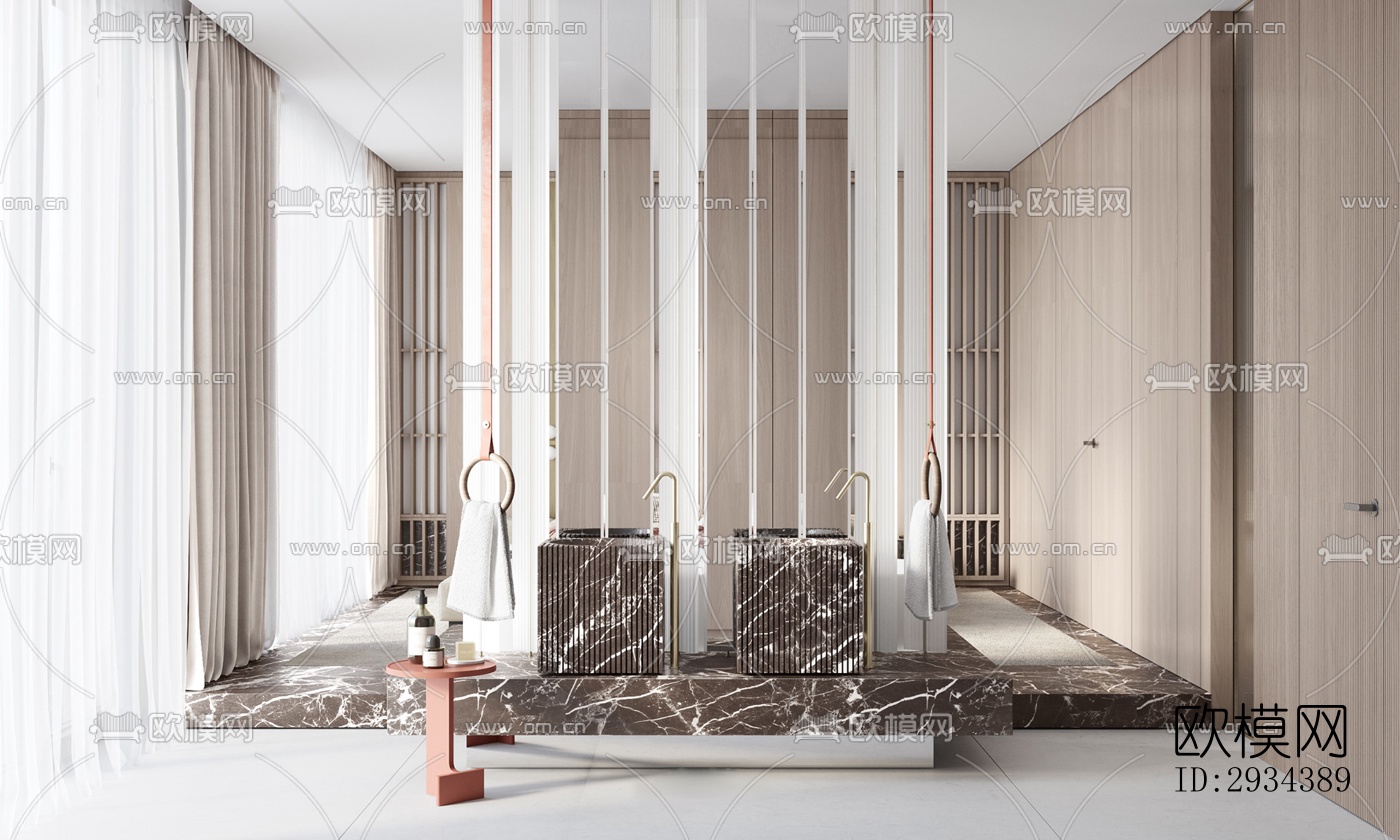 北欧平层效果图下载（渲染图8）