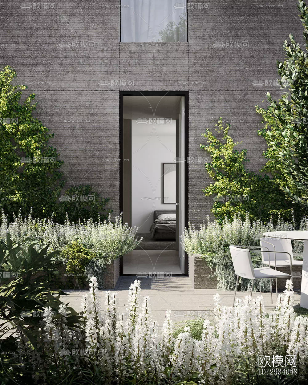 现代别墅效果图下载（渲染图18）