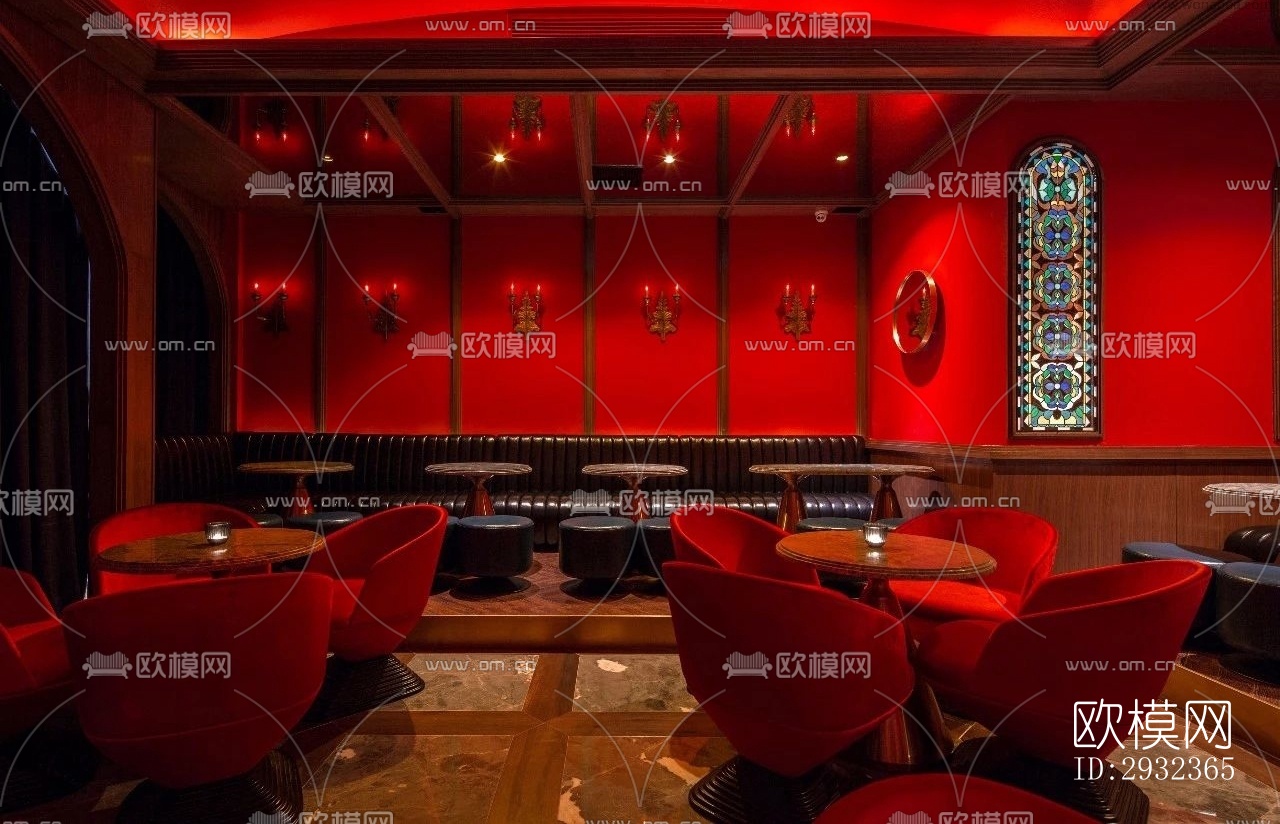 欧式酒吧效果图下载（渲染图2）