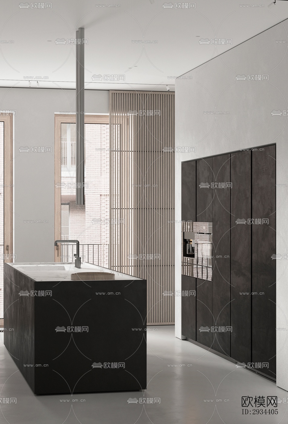 北欧平层效果图下载（渲染图7）