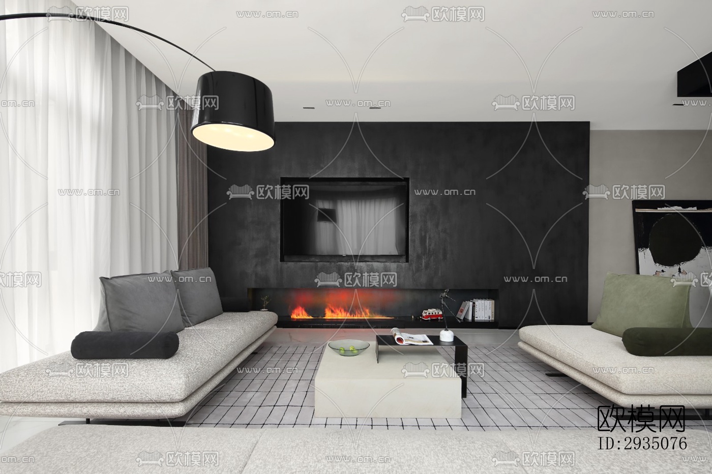 高级灰平层效果图下载（渲染图16）