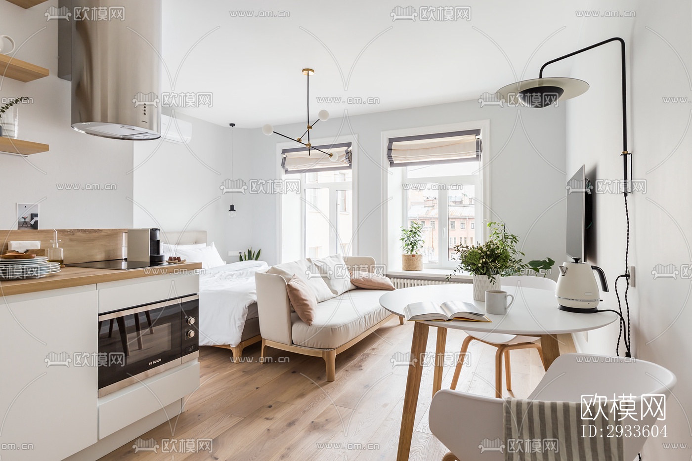 北欧公寓效果图下载（渲染图16）