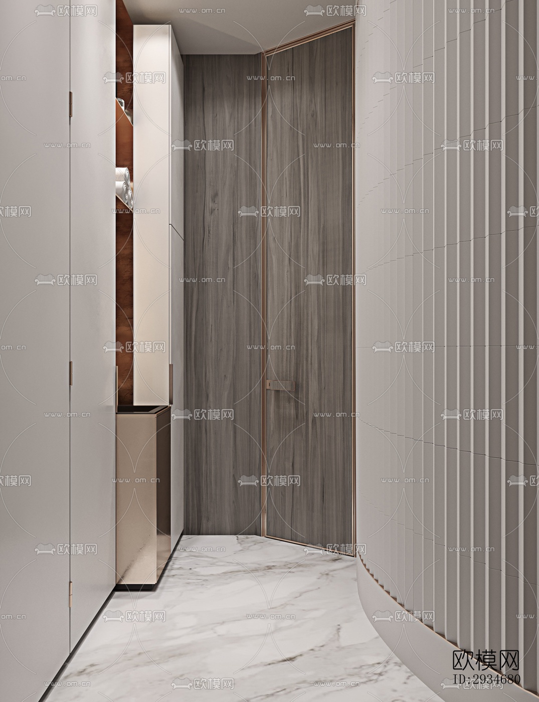 欧式平层效果图下载（渲染图18）