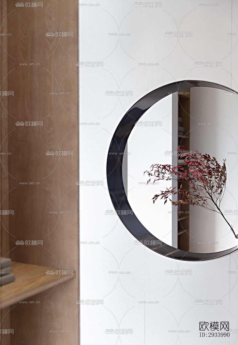 新中式别墅效果图下载（渲染图8）