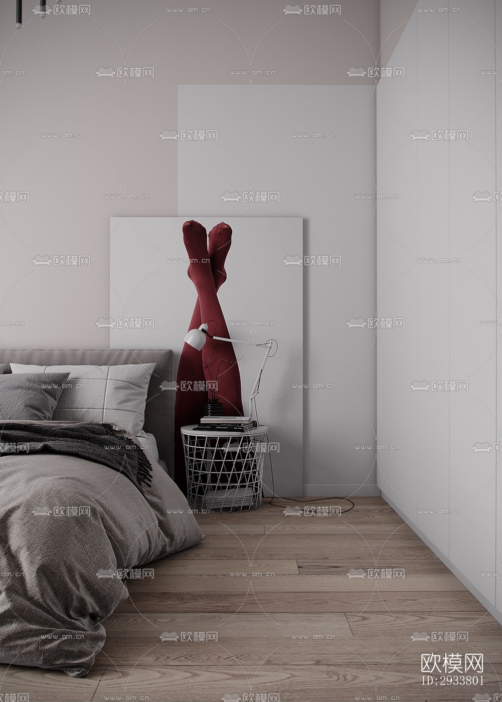 现代公寓效果图下载（渲染图10）