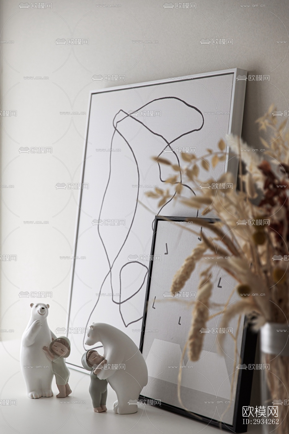 现代复式效果图下载（渲染图2）