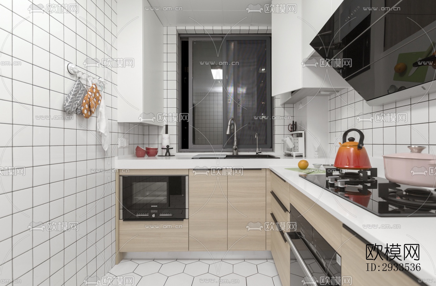 北欧公寓效果图下载（渲染图3）