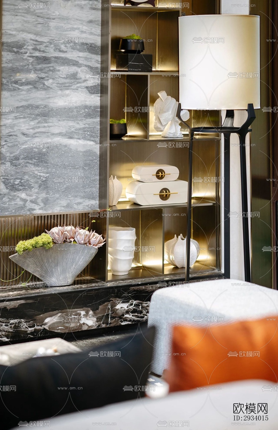 新中式别墅效果图下载（渲染图15）