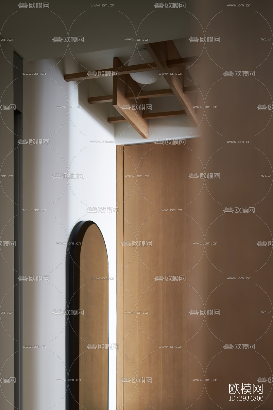 现代平层效果图下载（渲染图8）