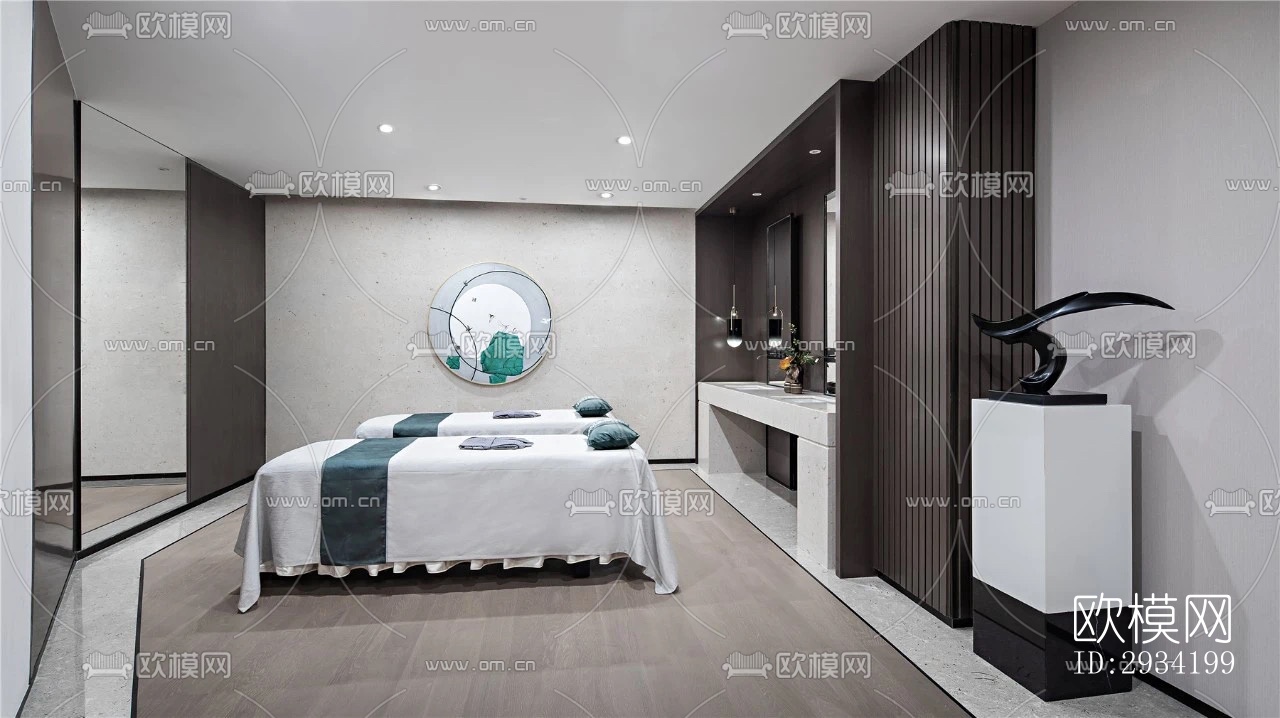 新中式复式效果图下载（渲染图12）