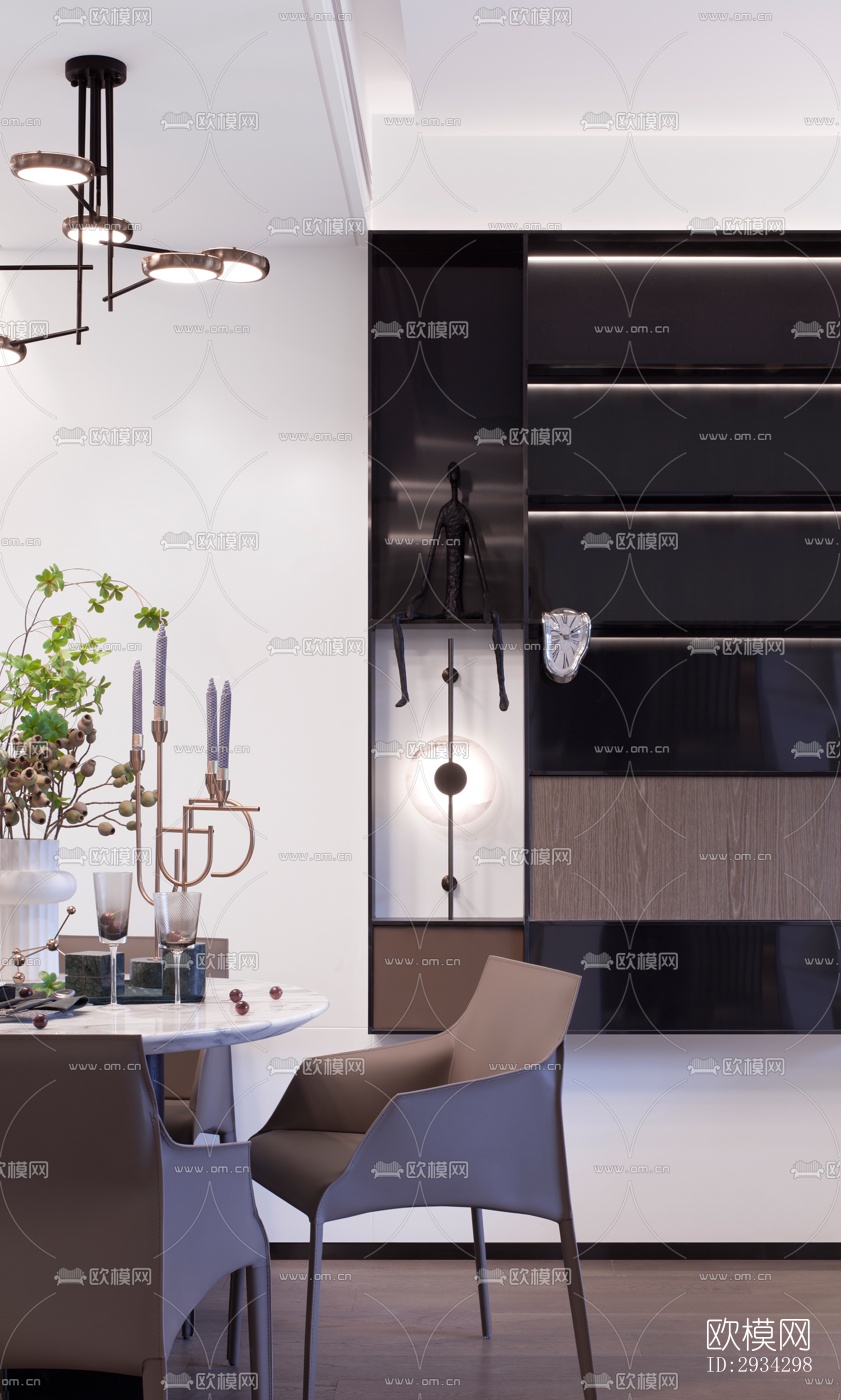 现代复式效果图下载（渲染图19）