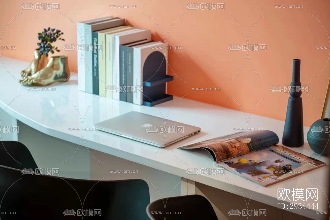 后现代平层效果图下载（渲染图4）