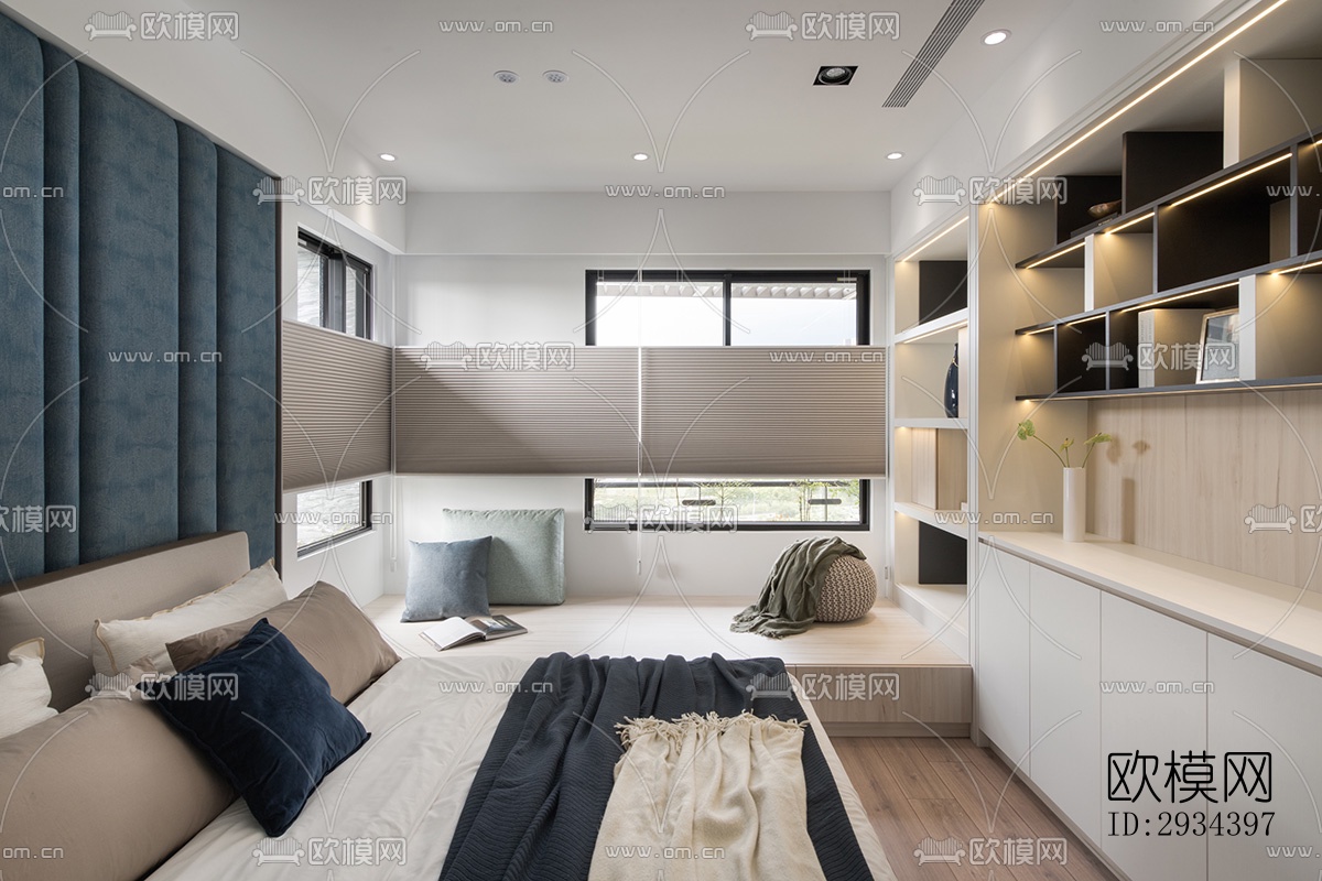 北欧平层效果图下载（渲染图8）