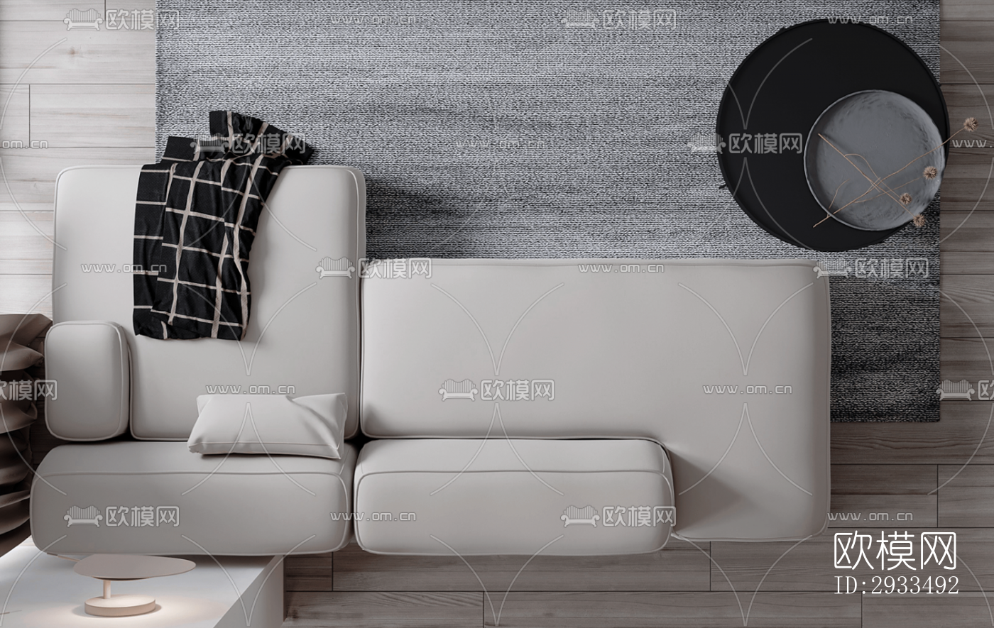 北欧公寓效果图下载（渲染图3）