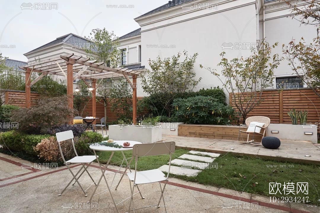 现代复式效果图下载（渲染图13）