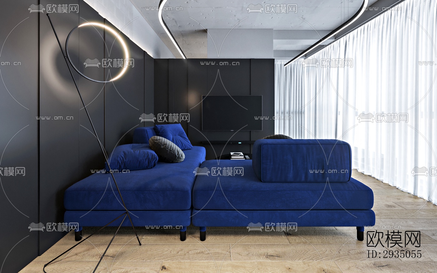 高级灰平层效果图下载（渲染图1）