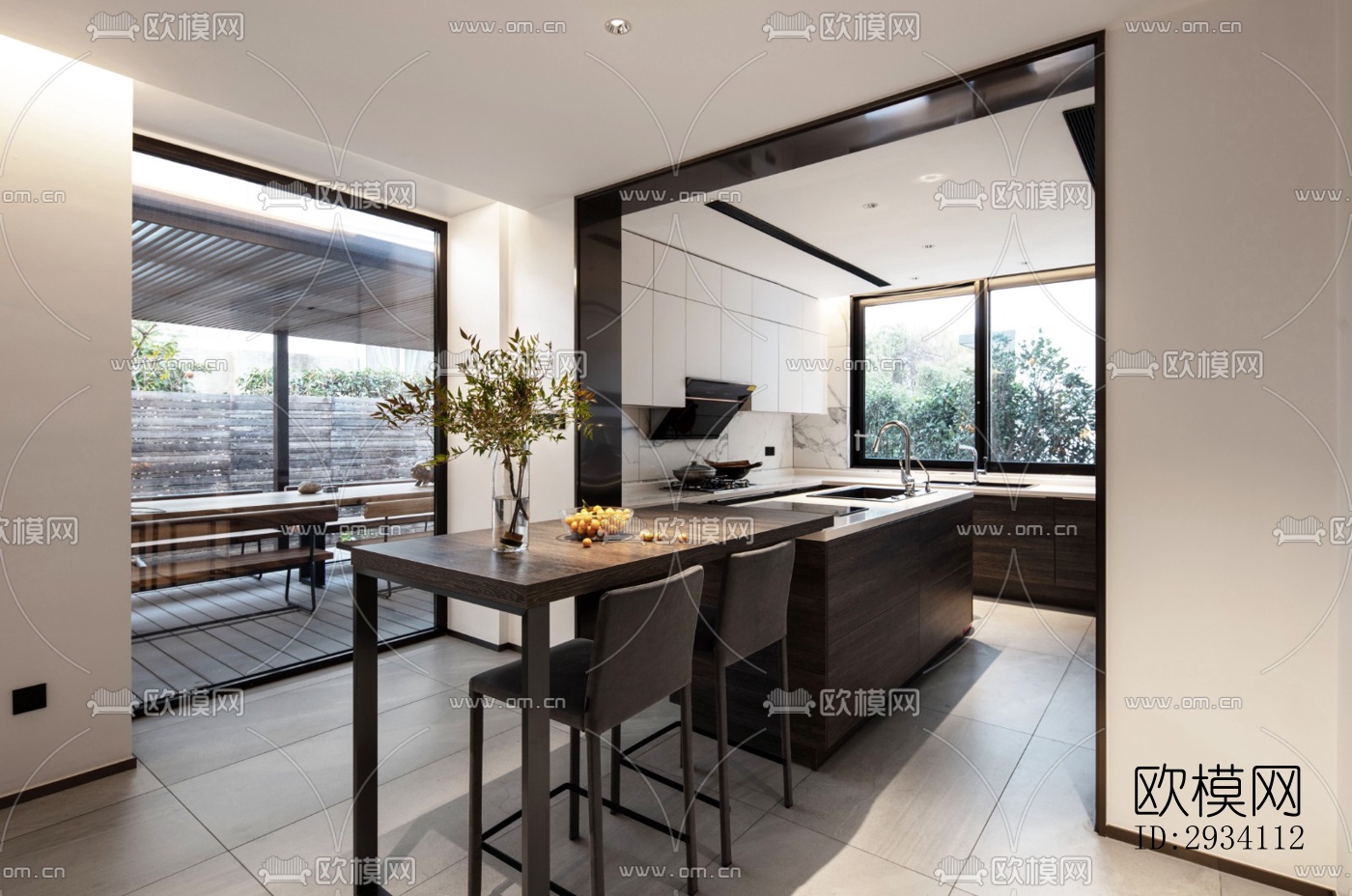 现代别墅效果图下载（渲染图11）