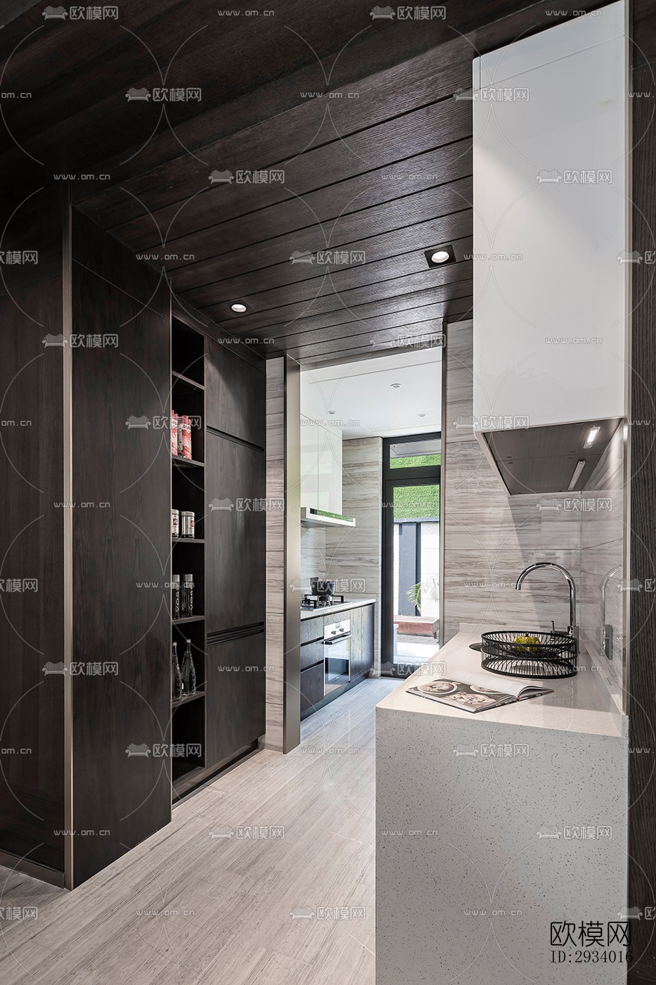 新中式别墅效果图下载（渲染图1）