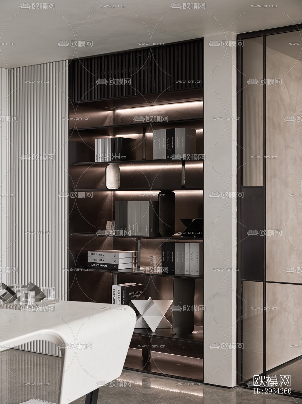 现代复式效果图下载（渲染图2）