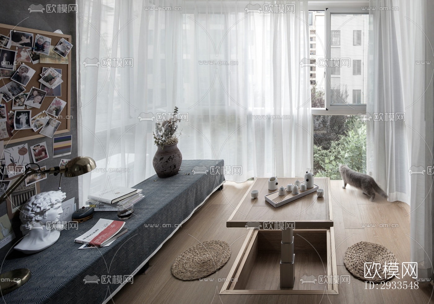 北欧公寓效果图下载（渲染图10）