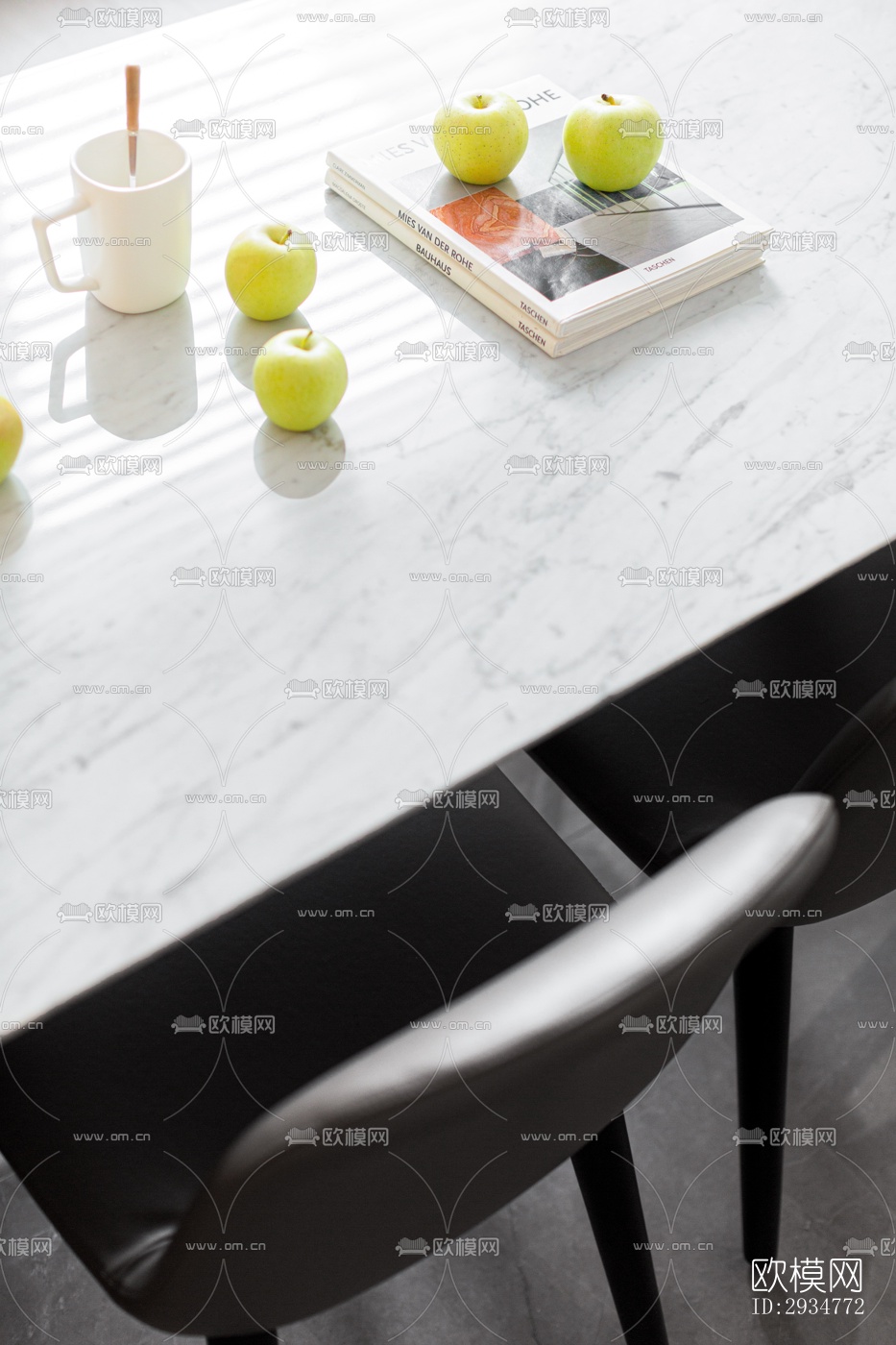 现代平层效果图下载（渲染图20）