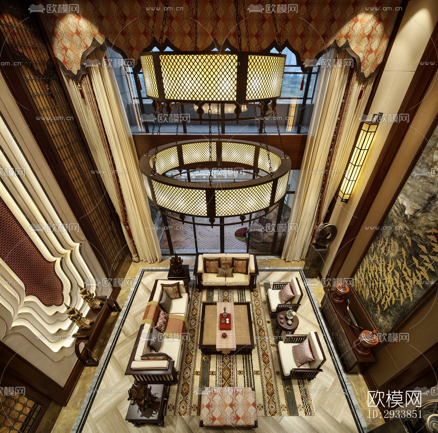 东南亚别墅效果图下载（渲染图9）