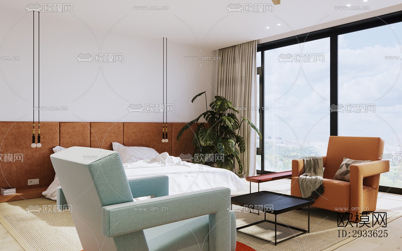 北欧公寓效果图下载（渲染图11）