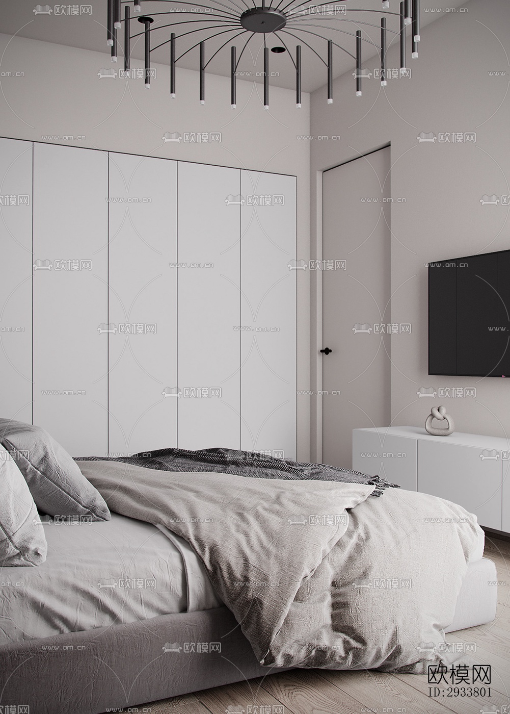 现代公寓效果图下载（渲染图12）