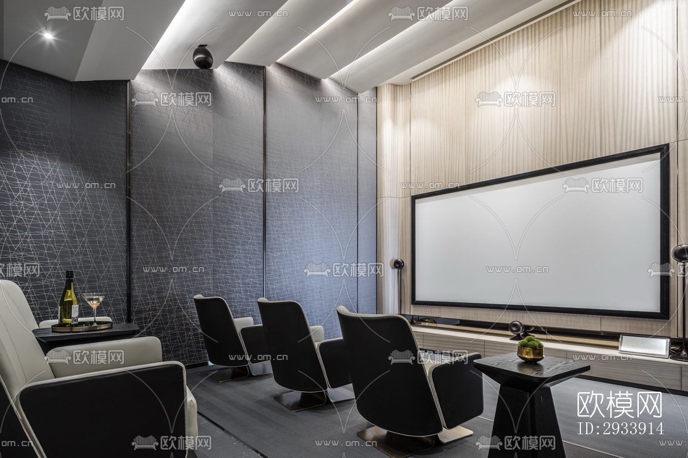 新中式别墅效果图下载（渲染图17）