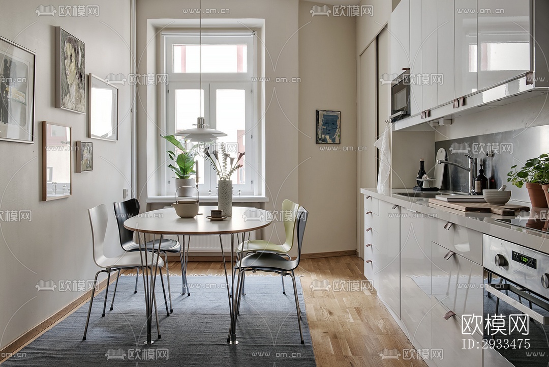 北欧公寓效果图下载（渲染图8）