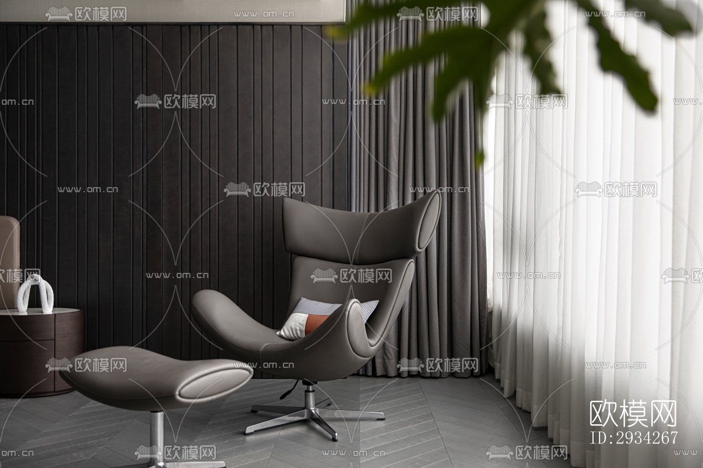 现代复式效果图下载（渲染图15）