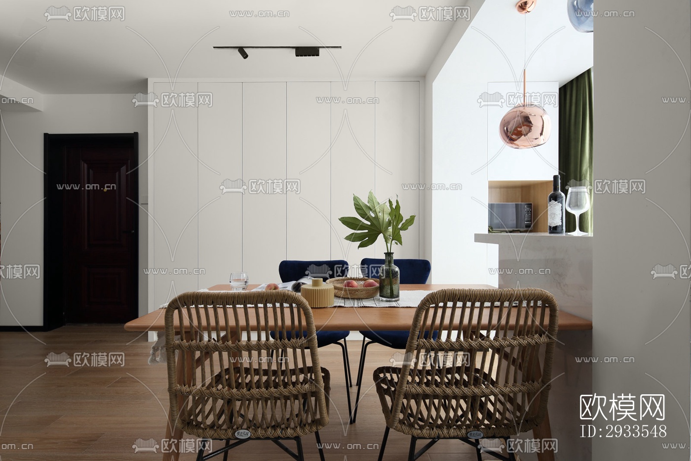 北欧公寓效果图下载（渲染图19）