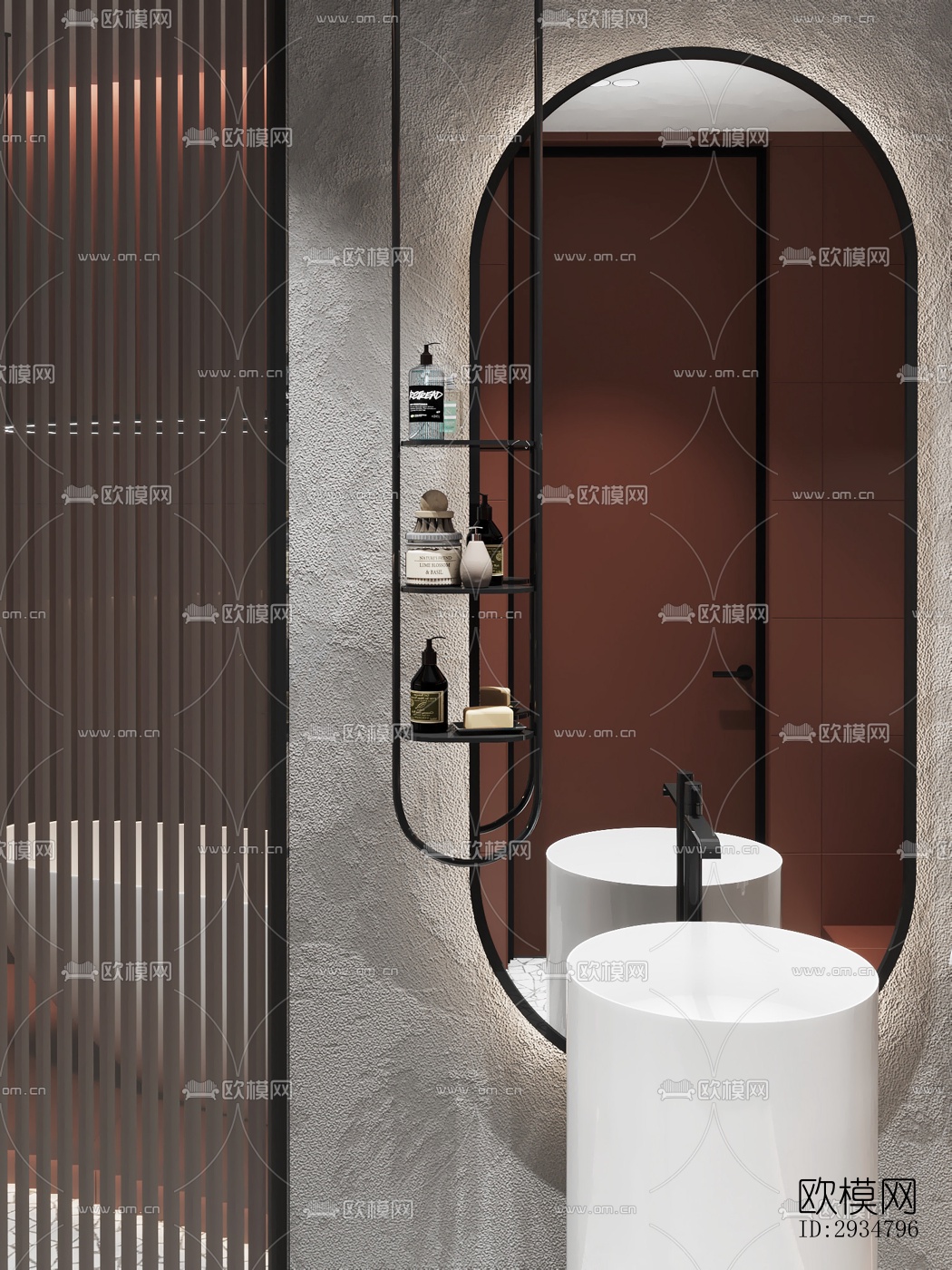 现代平层效果图下载（渲染图10）