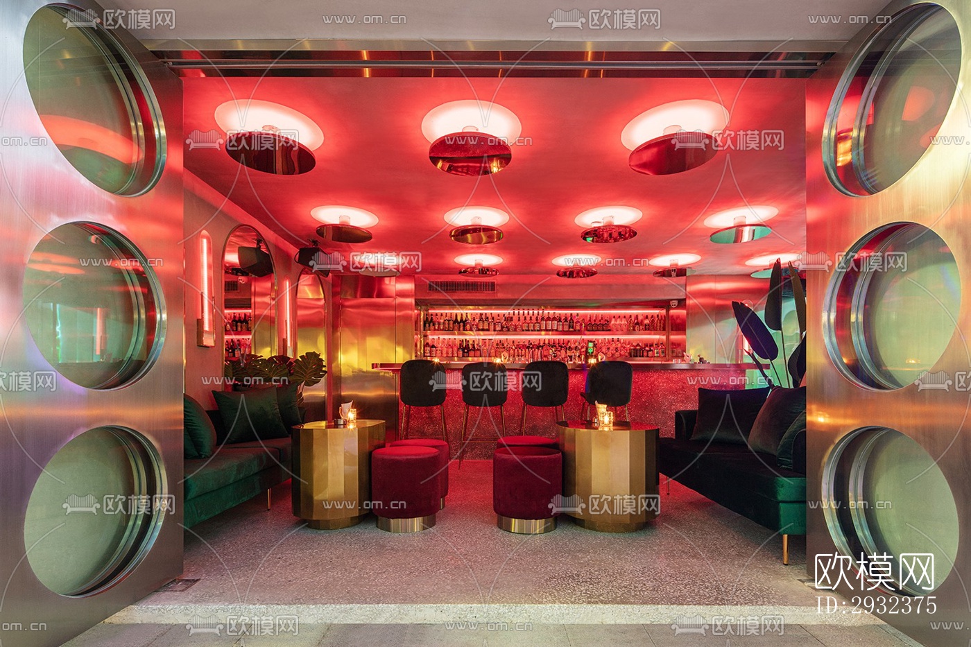 现代酒吧效果图下载（渲染图11）