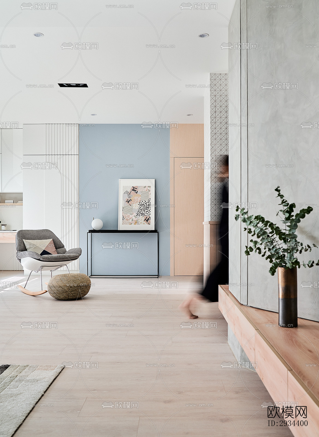 北欧平层效果图下载（渲染图20）