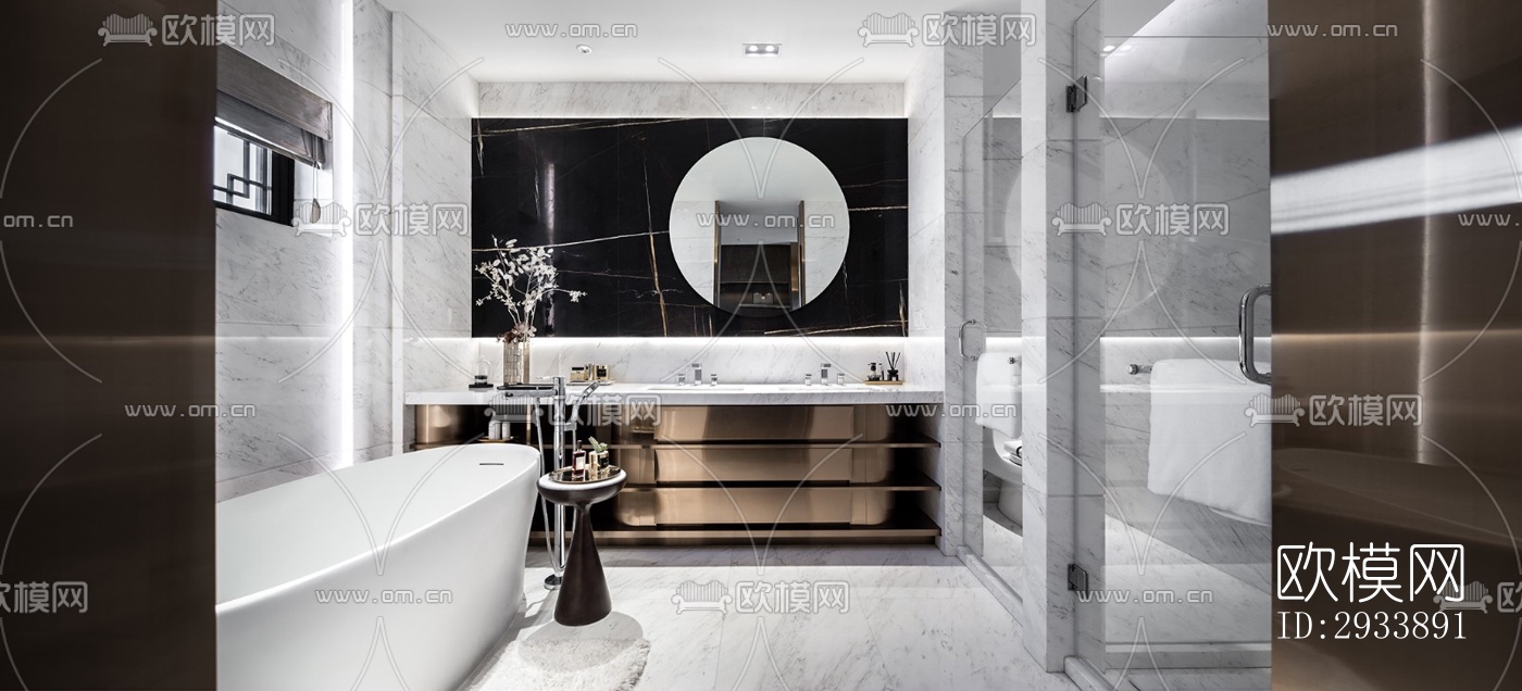 后现代别墅效果图下载（渲染图10）