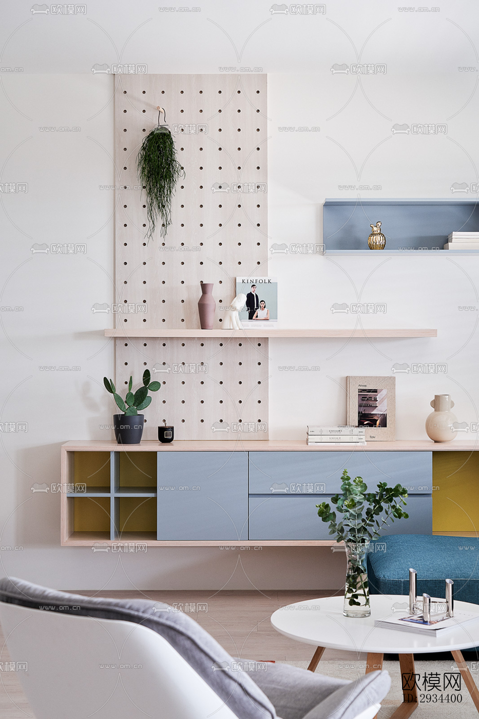 北欧平层效果图下载（渲染图16）