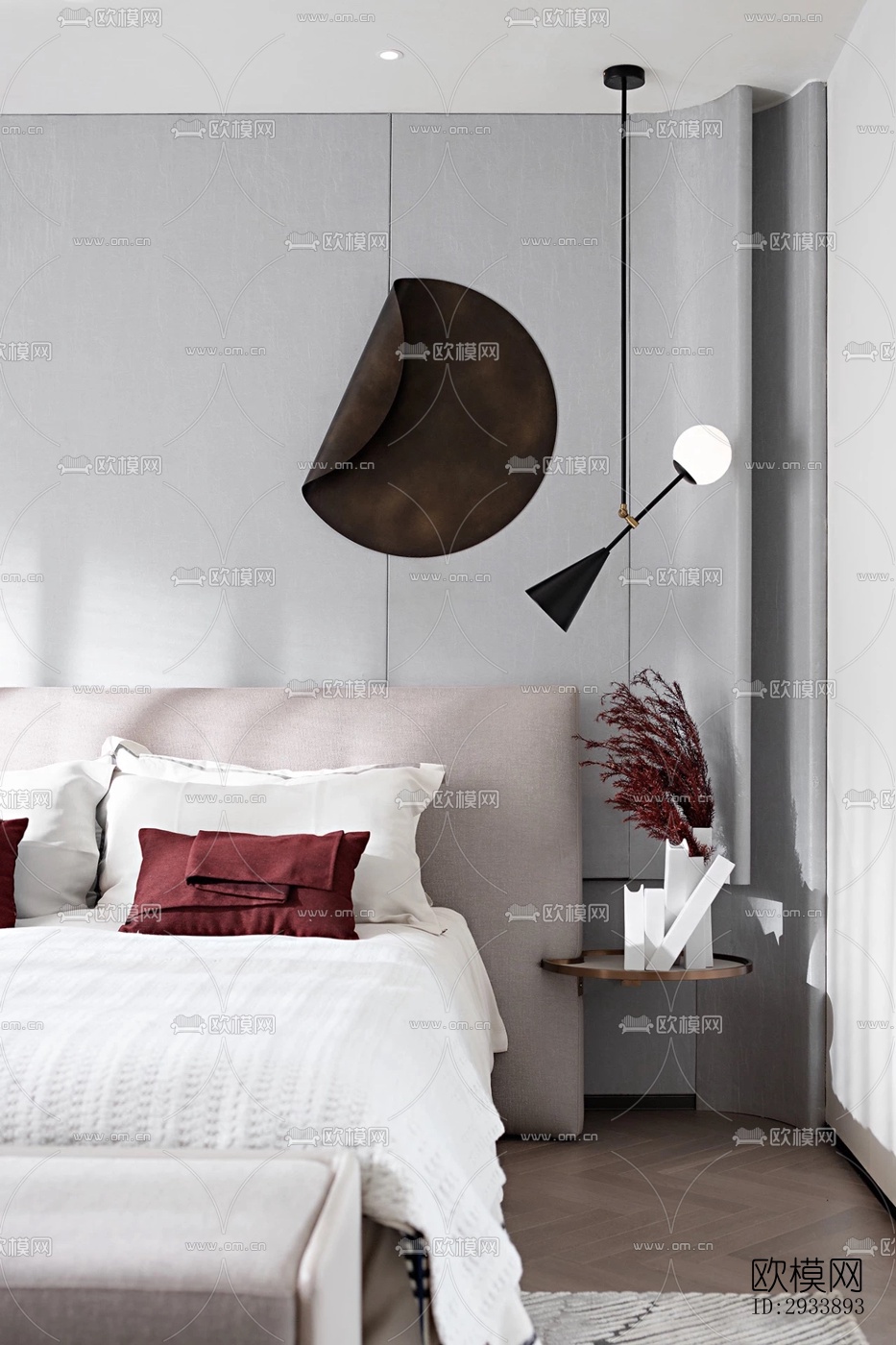 新中式别墅效果图下载（渲染图16）