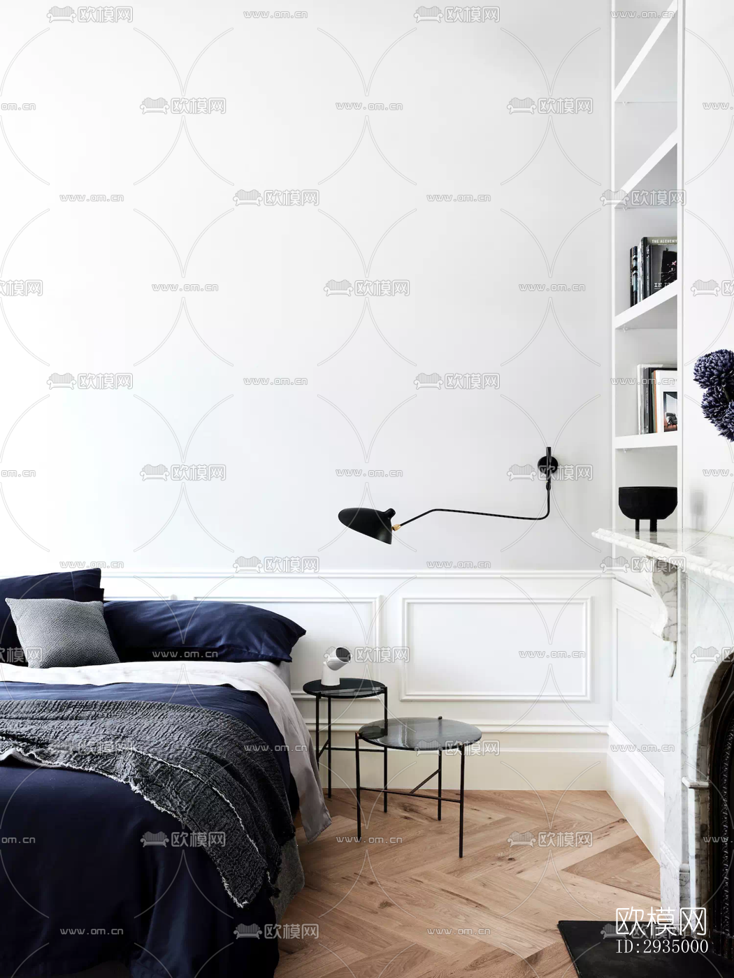 现代平层效果图下载（渲染图11）