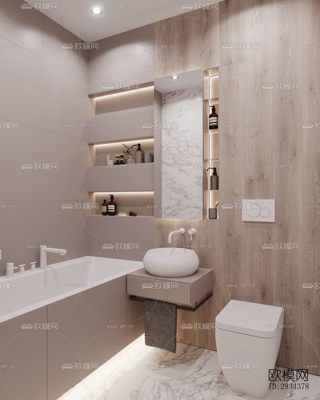 北欧平层效果图下载（渲染图18）