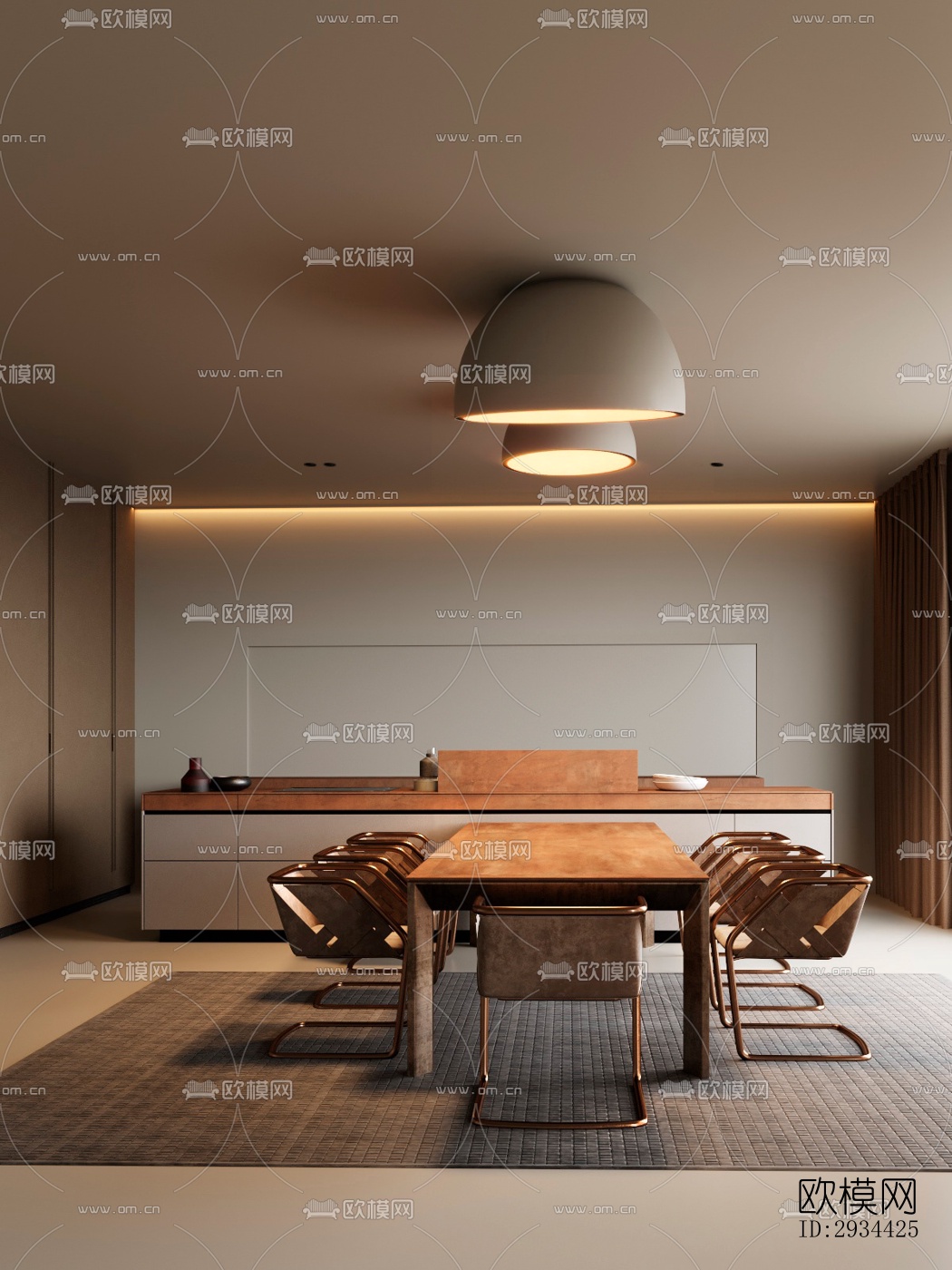 北欧平层效果图下载（渲染图17）