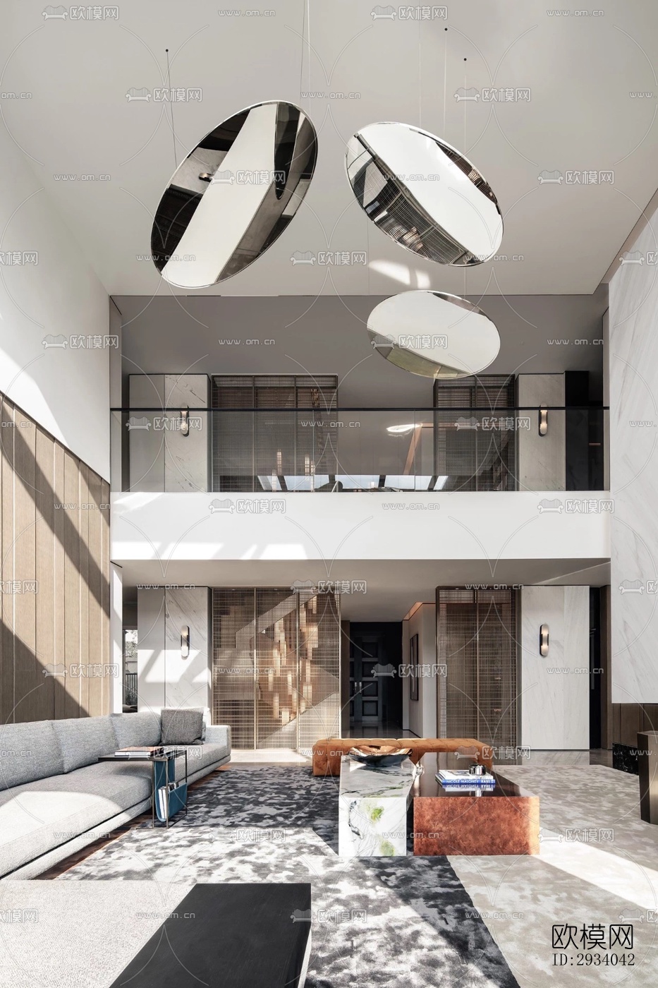 现代别墅效果图下载（渲染图15）