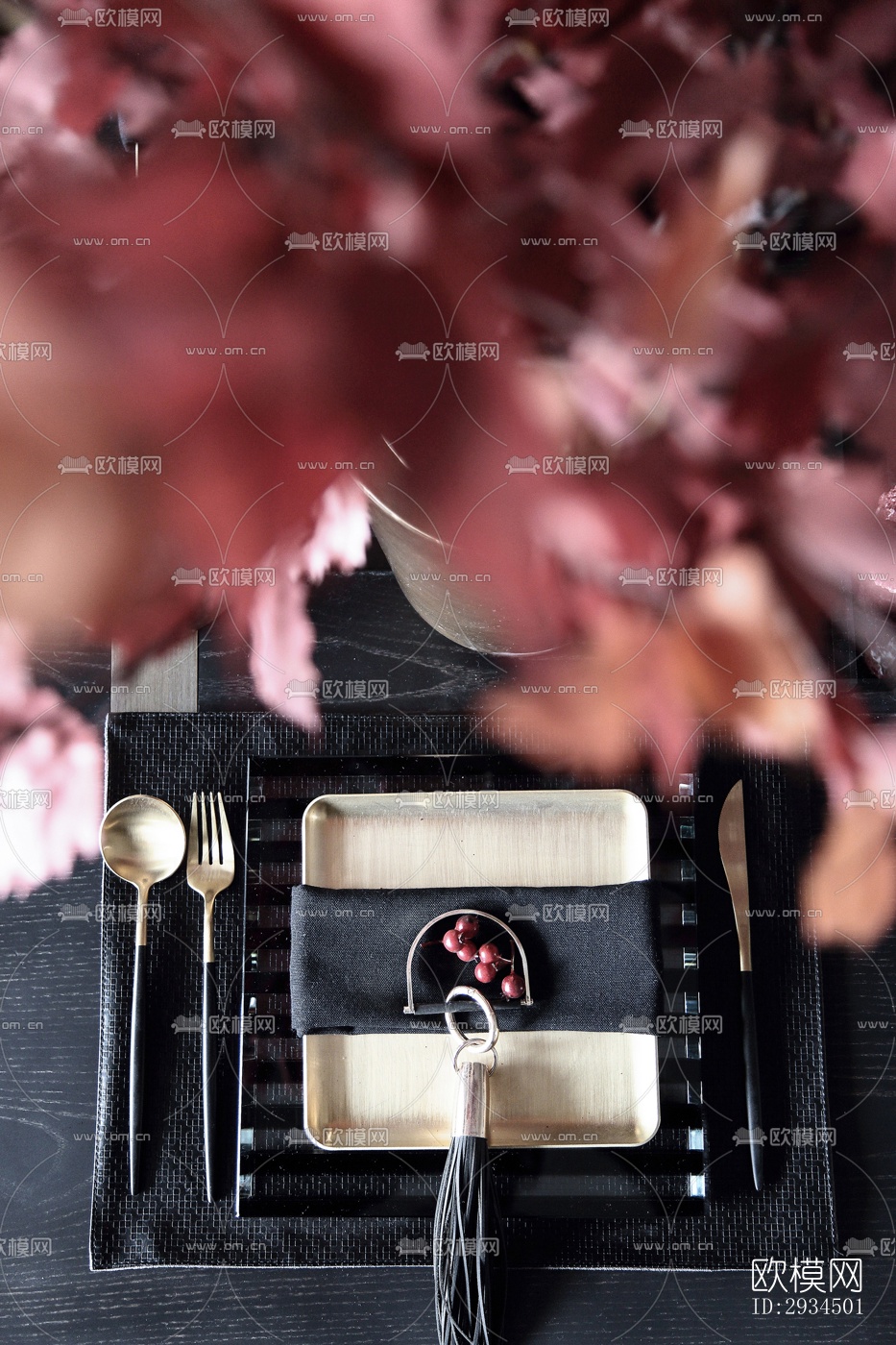 新中式平层效果图下载（渲染图13）