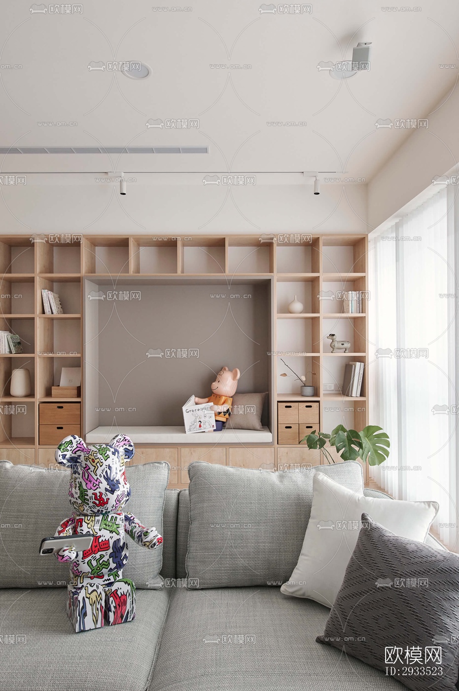 北欧公寓效果图下载（渲染图16）