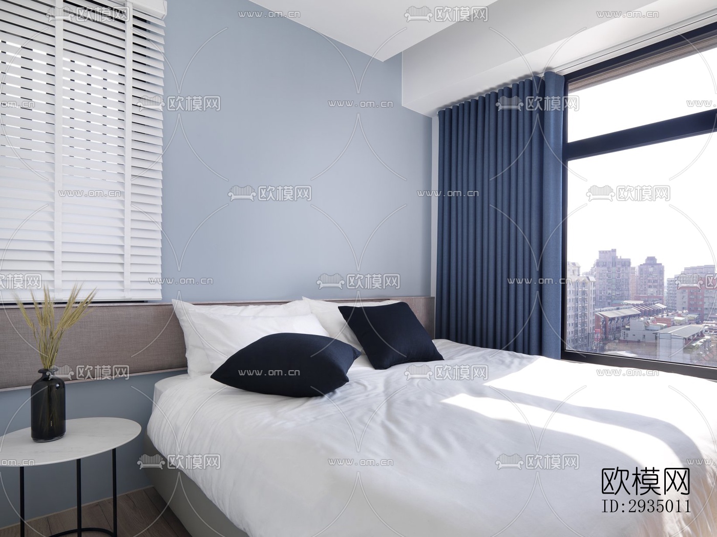 现代平层效果图下载（渲染图16）