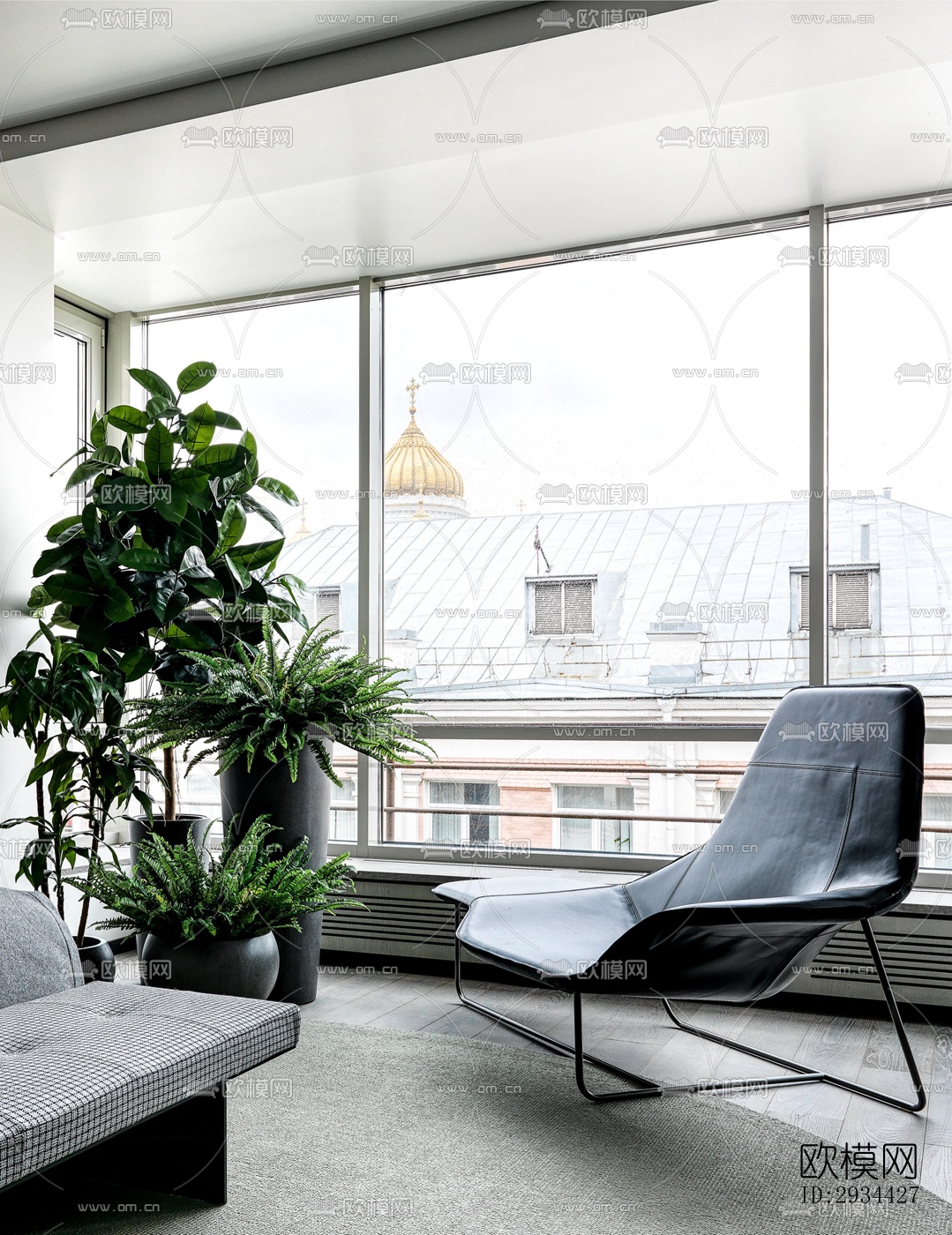 北欧平层效果图下载（渲染图6）