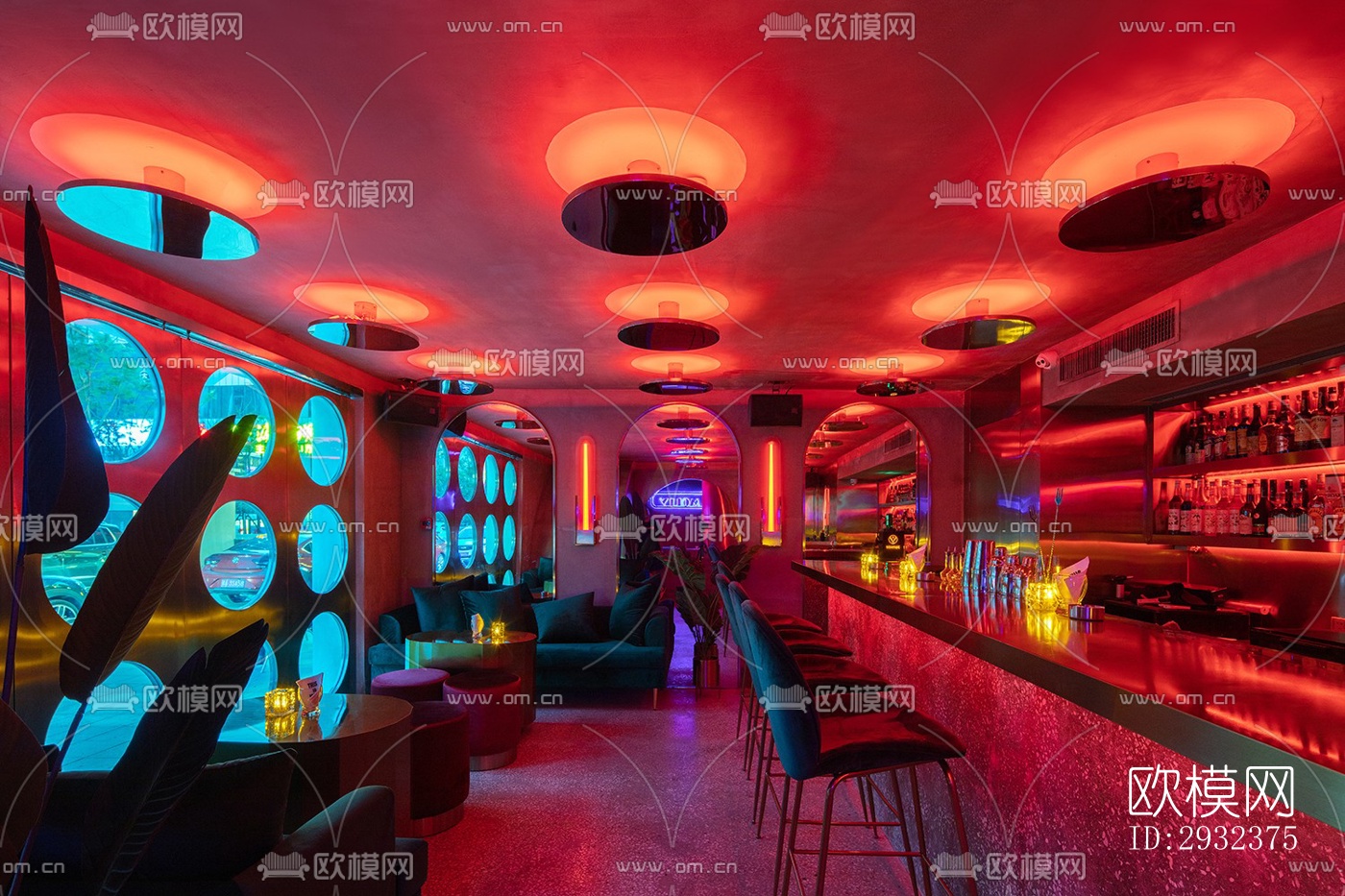 现代酒吧效果图下载（渲染图15）