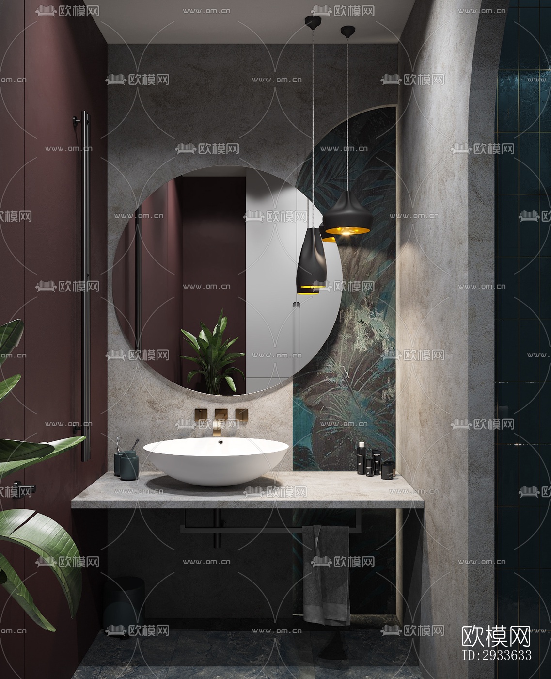 北欧公寓效果图下载（渲染图10）