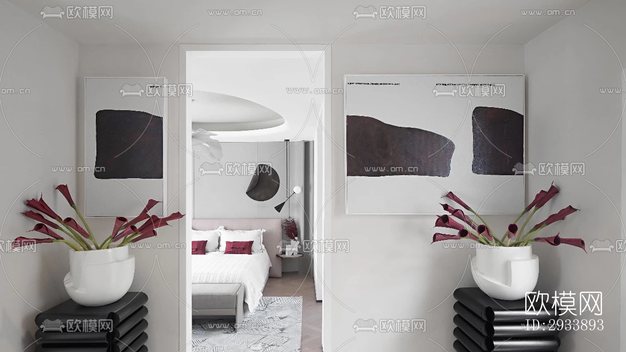 新中式别墅效果图下载（渲染图15）